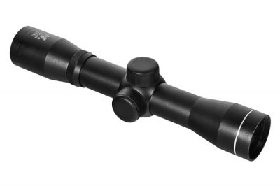 NCS 2.5x30 Scope with 20mm Mount Rings - Detail Image 1 © Copyright Zero One Airsoft