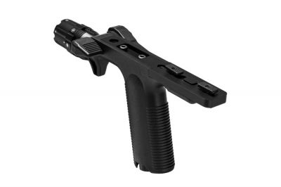 NCS Vertical Grip with Strobe Flashlight for MLock - Detail Image 2 © Copyright Zero One Airsoft