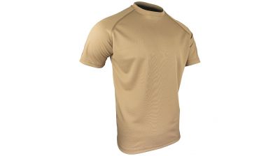 Viper Mesh-Tech T-Shirt (Coyote Tan) - Size Medium - Detail Image 3 © Copyright Zero One Airsoft