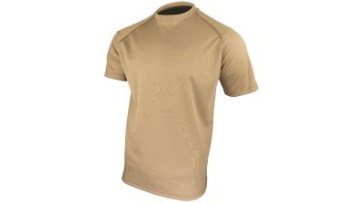 Viper Mesh-Tech T-Shirt (Coyote Tan) - Size Medium - Detail Image 4 © Copyright Zero One Airsoft