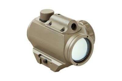 NCS Micro Green Dot Sight with Integrated Red Laser (Tan) - Detail Image 1 © Copyright Zero One Airsoft