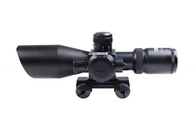 Luger 2.5-10x40E Sniper Reticle with Laser - Detail Image 4 © Copyright Zero One Airsoft