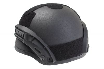 MFH ABS MICH 2002 Helmet (Black) - Detail Image 3 © Copyright Zero One Airsoft