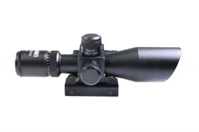 Luger 2.5-10x40E Sniper Reticle with Laser - Detail Image 3 © Copyright Zero One Airsoft