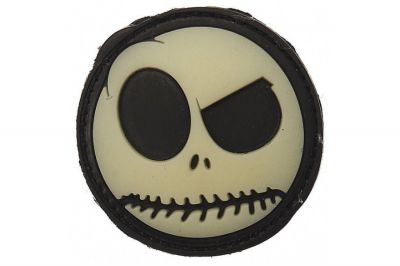101 Inc PVC Velcro Patch &quotNightmare Smiley" - Detail Image 1 © Copyright Zero One Airsoft