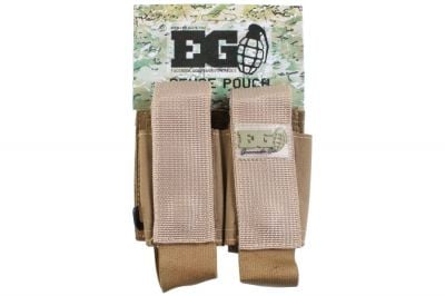 Enola Gaye MOLLE Deuce Pouch for 40mm Grenades (Tan) - Detail Image 3 © Copyright Zero One Airsoft