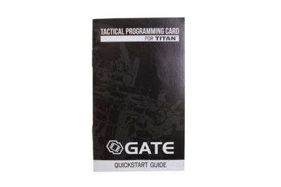 GATE Programming Card for TITAN MOSFET - Detail Image 1 © Copyright Zero One Airsoft