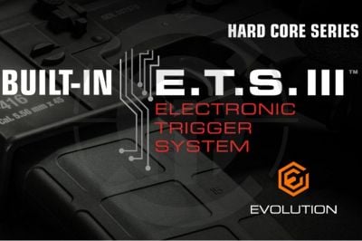 Evolution AEG Carbontech Ghost EMR-L with ETU (Black) - Detail Image 17 © Copyright Zero One Airsoft