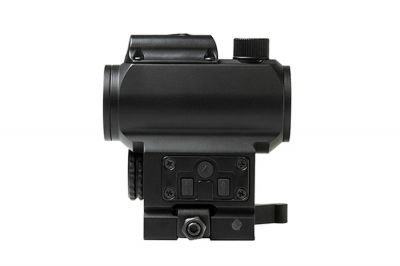 NCS Micro Red/Blue Dot Sight with Integrated Green Laser and High QD Mount - Detail Image 3 © Copyright Zero One Airsoft