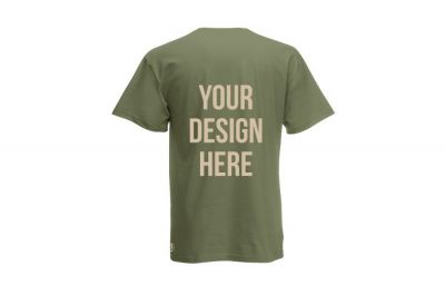 ZO Combat Junkie T-Shirt 'Your Design Here' - Detail Image 6 © Copyright Zero One Airsoft