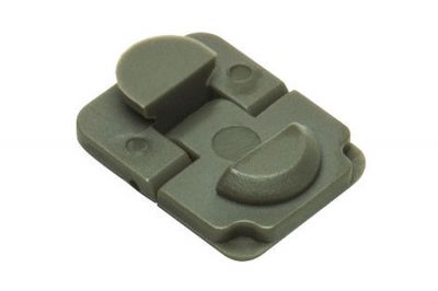 NCS KeyMod Single Slot Covers Pack of 18 (Olive) - Detail Image 3 © Copyright Zero One Airsoft