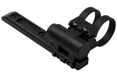 NCS 3 Position Extended 1" Flashlight Mount for MLock - Detail Image 2 © Copyright Zero One Airsoft