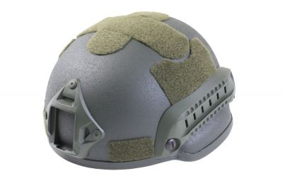 MFH ABS MICH 2002 Helmet (Olive) - Detail Image 1 © Copyright Zero One Airsoft
