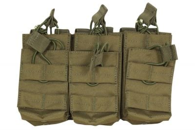 Viper MOLLE Quick Release Stacked Triple Mag Pouch (Olive)