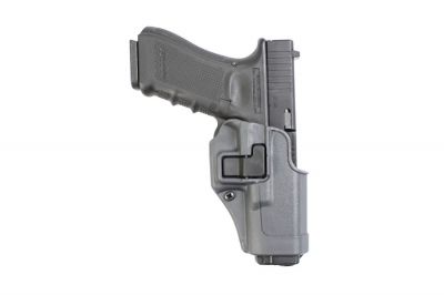 BlackHawk Sportster GMG Serpa Holster for Glock 19/23/32/36 Right Hand (Black) - Detail Image 3 © Copyright Zero One Airsoft