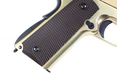 WE GBB 1911 (24k Gold Plated) - Detail Image 3 © Copyright Zero One Airsoft