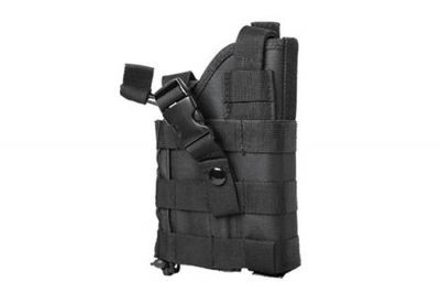 NCS VISM Ambidextrous MOLLE Holster (Black) - Detail Image 1 © Copyright Zero One Airsoft
