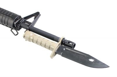 ZO Rubber Bayonet Training Knife (Tan) - Detail Image 2 © Copyright Zero One Airsoft