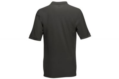 Fruit Of The Loom Premium Polo T-Shirt (Light Graphite) - Size 3XL - Detail Image 1 &copy; Copyright Zero One Airsoft