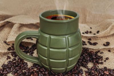 Caliber Gourmet Grenade Coffee Mug - Detail Image 3 © Copyright Zero One Airsoft