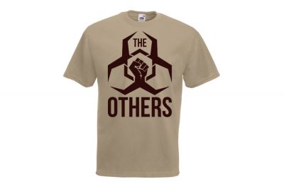 ZO Combat Junkie Special Edition NAF 2018 'The Others' T-Shirt (Tan) - Detail Image 4 © Copyright Zero One Airsoft