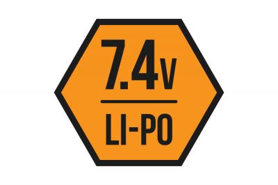 ZO Tesla Battery 7.4v 2300mAh 20C LiPo - Detail Image 3 &copy; Copyright Zero One Airsoft