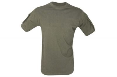 Viper Tactical T-Shirt (Olive) - Size Small - Detail Image 1 © Copyright Zero One Airsoft