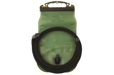 Highlander Military Hydration System 2L (Olive) - Detail Image 1 © Copyright Zero One Airsoft