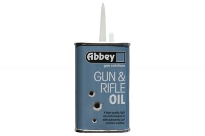 Abbey Gun & Rifle Oil Tin - Detail Image 1 © Copyright Zero One Airsoft