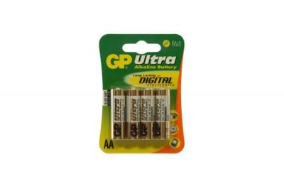 GP Ultra Alkaline Batteries AA (Pack Of 4)