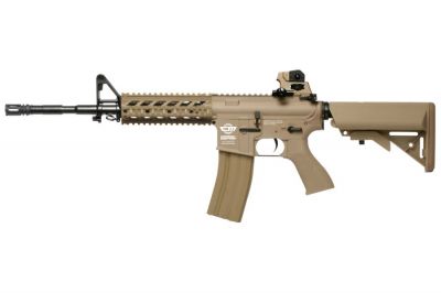 G&G Combat Machine AEG CM16 Raider-L DST (Tan) - Detail Image 1 &copy; Copyright Zero One Airsoft