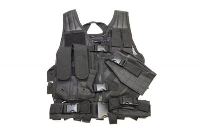NCS VISM Kids Tactical Vest (Black) - Detail Image 1 © Copyright Zero One Airsoft