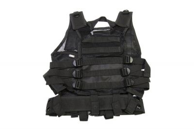 NCS VISM Kids Tactical Vest (Black) - Detail Image 2 © Copyright Zero One Airsoft