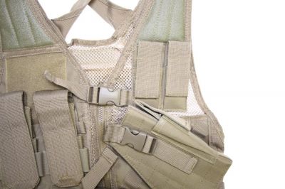 NCS VISM Kids Tactical Vest (Tan) - Detail Image 4 © Copyright Zero One Airsoft