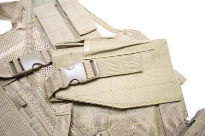 NCS VISM Kids Tactical Vest (Tan) - Detail Image 5 © Copyright Zero One Airsoft