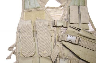 NCS VISM Kids Tactical Vest (Tan) - Detail Image 6 © Copyright Zero One Airsoft