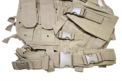 NCS VISM Kids Tactical Vest (Tan) - Detail Image 7 © Copyright Zero One Airsoft