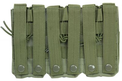 NCS VISM MOLLE Triple Mag Pouch for M4 (Olive) - Detail Image 2 © Copyright Zero One Airsoft