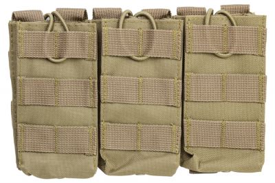 NCS VISM MOLLE Triple Mag Pouch for M4 (Tan)