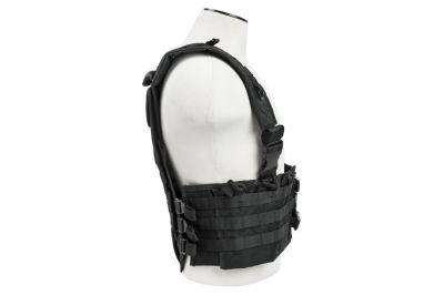 NCS VISM MOLLE Chest Rig with Mag Pouches (Black) - Detail Image 3 © Copyright Zero One Airsoft