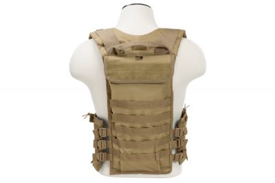 NCS VISM MOLLE Chest Rig with Mag Pouches (Tan) - Detail Image 4 © Copyright Zero One Airsoft