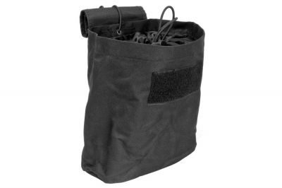 NCS VISM MOLLE Folding Dump Pouch (Black) - Detail Image 1 © Copyright Zero One Airsoft
