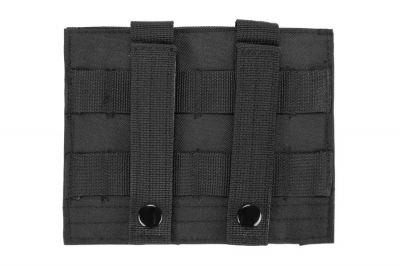 NCS VISM MOLLE Pistol Mag Pouch Triple (Black) - Detail Image 2 © Copyright Zero One Airsoft