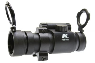 NCS 1x30 Lightweight Dot Sight with Flip-Up Covers - Detail Image 1 &copy; Copyright Zero One Airsoft