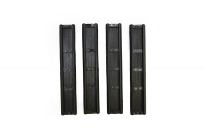 APS KAC Rubber Rail Covers for RIS (Black) - Detail Image 2 © Copyright Zero One Airsoft