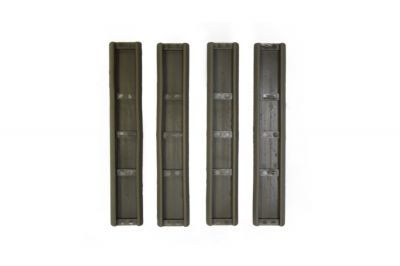 APS KAC Rubber Rail Covers for RIS (Foliage Green) - Detail Image 2 © Copyright Zero One Airsoft