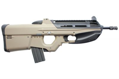 G&G/Cybergun AEG FN F2000 Tactical with ETU DST (Tan) - Detail Image 3 © Copyright Zero One Airsoft
