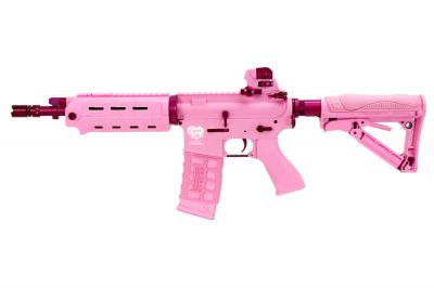 G&G Combat Machine AEG with Blowback FF26 Pink Storm - Detail Image 1 &copy; Copyright Zero One Airsoft