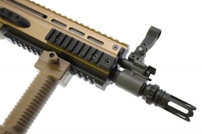 G&G/Cybergun AEG FN SCAR-L CQC DST (Tan) - Detail Image 3 © Copyright Zero One Airsoft