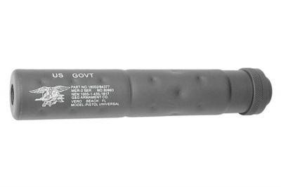G&G Suppressor 14mm CCW SOCOM Style (Black) - Detail Image 1 © Copyright Zero One Airsoft